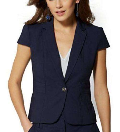 Stunning fitted Navy Summer Coat