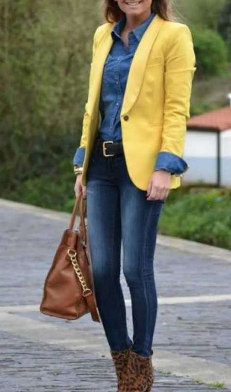 Stunning Yellow Blazer