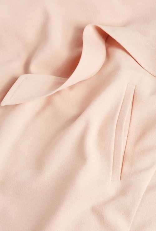 Peach lightweight wrap coat