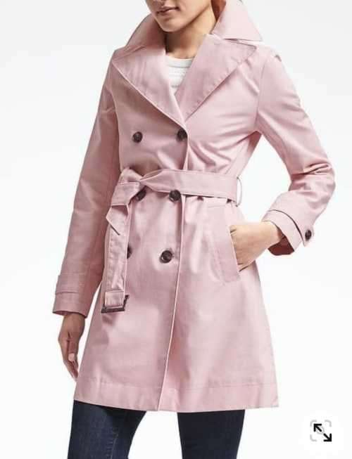 Light Pink Trench Coat
