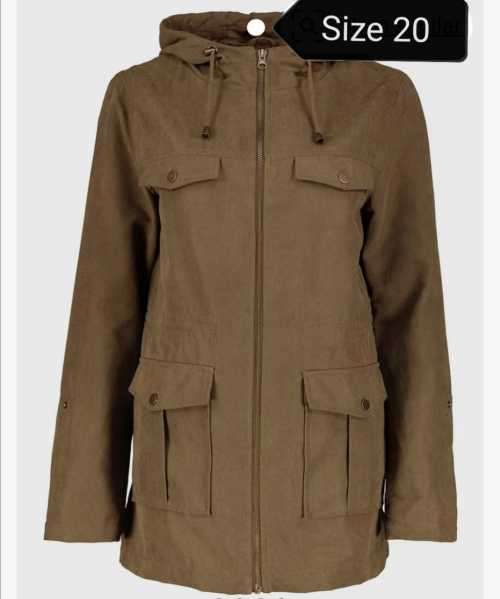 Double Pocket Khaki Utility Jacket