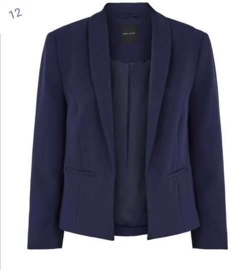 Beautiful Navy blazer with pinstripe lining