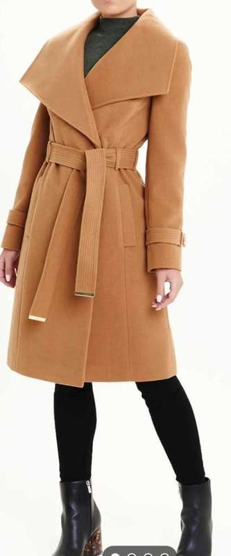 Camel Classic Wrap Coat