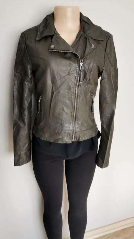Sexy faux leather Biker Jacket