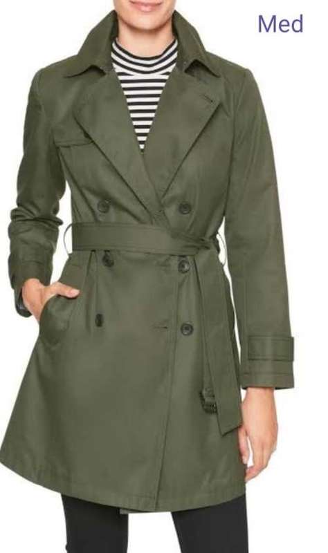 Olive/khaki Trench Coat