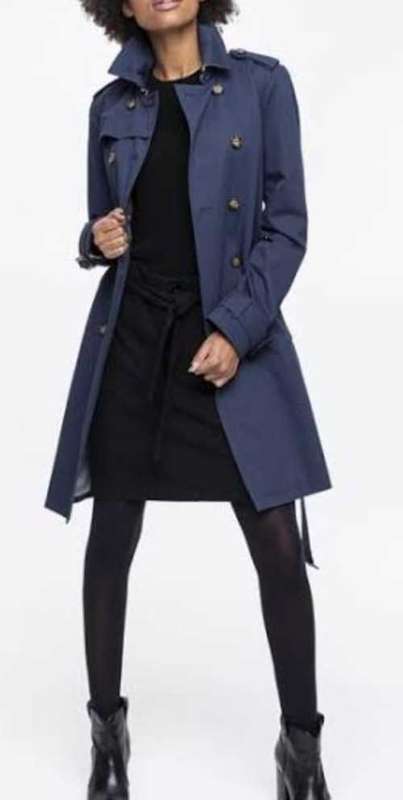 Navy  Trench Coat