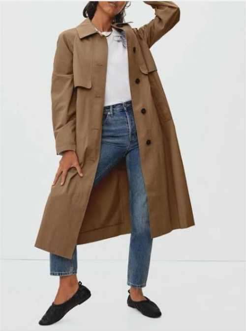 Gorgeous Dark Brown Trench Coat