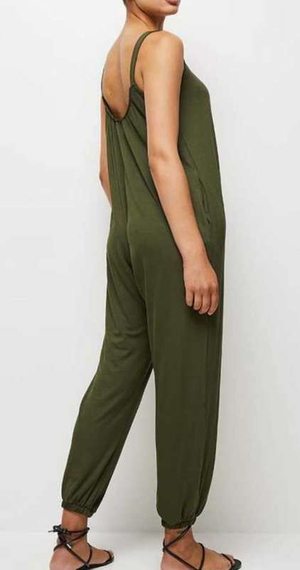 Oversized Jumpsuit - Olive