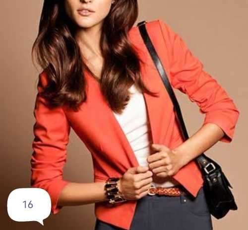 Stunning Peach Cotton blazer