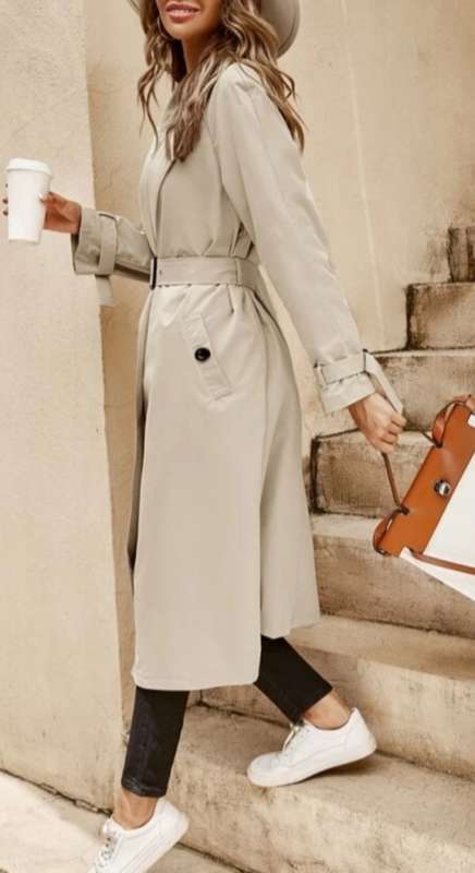Beautiful lightweight Beige Trench