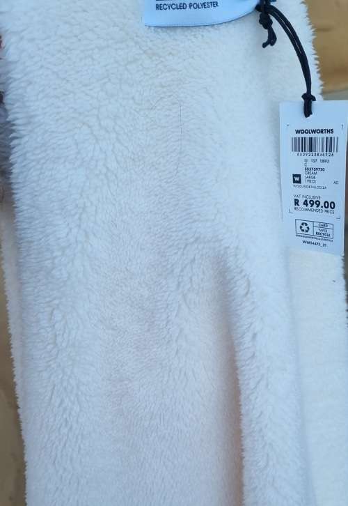 Woolworths Sherpa jacket ......From R30 shipping
