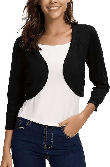 Gorgeous Black bolero
