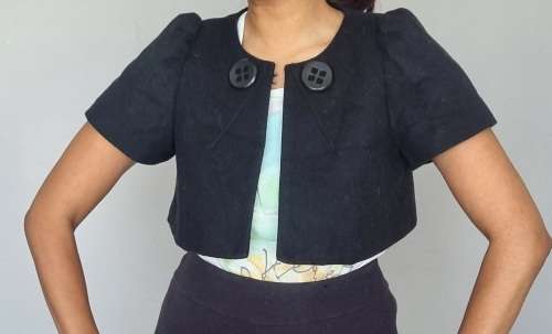 Gorgeous Black bolero
