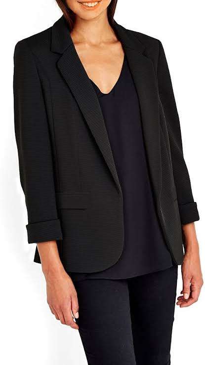 Exquisite black ribbed blazer .... From R30 Shipping