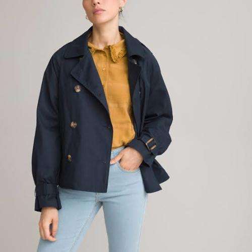 Navy trench swing jacket...  From R30 Shipping