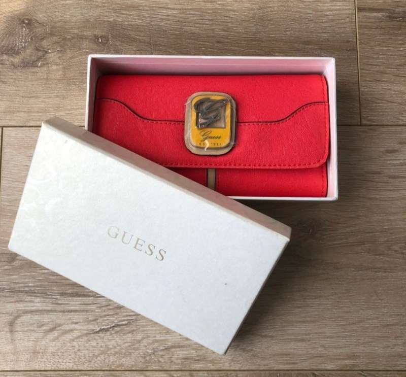 Beautiful GUESS red/coral wallet