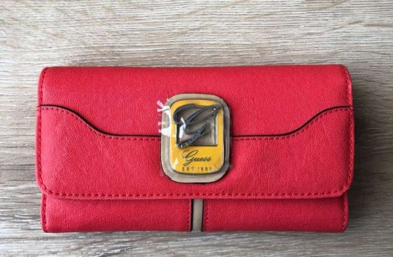 Beautiful GUESS red/coral wallet