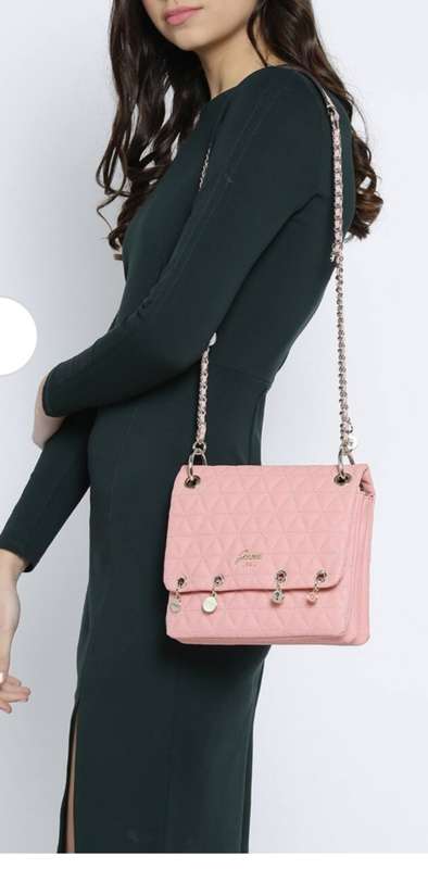 GUESS Fleur Quilted Charm Crossbody