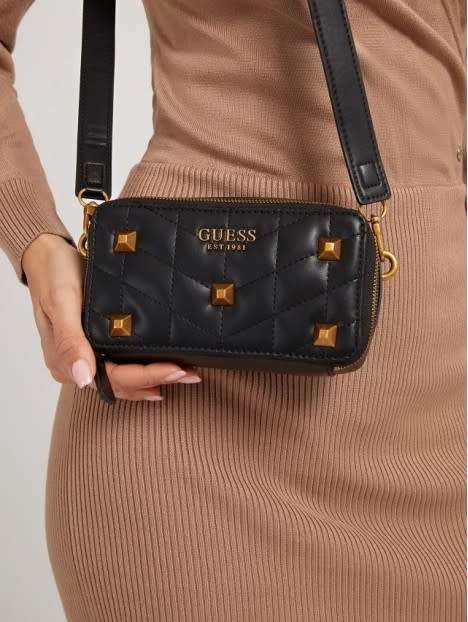 GUESS Brera Studded Mini Crossbody Camera Bag
