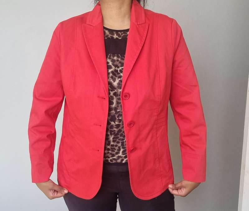 Red blazer