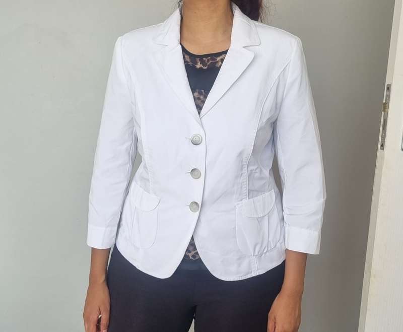 Cute white blazer