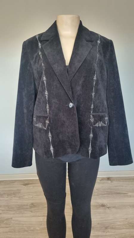 Lovely black corduroy blazer