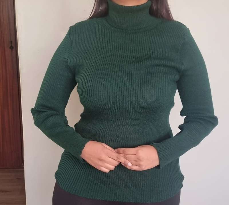 Gorgeous Green Polo neck