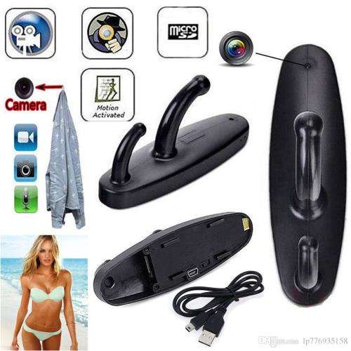 SPY COAT HANGER DVR CAMERA WITH MOTION DETECTION & AUTO RECORD