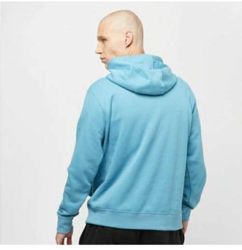 Nike Men`s CLUB LOGO Hoodie (Standard Fit) Light Blue BV2973 072 Size Medium