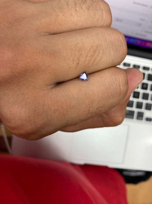 0.3cts - Natural Mined Trillion Cut TANZANITE 4mm