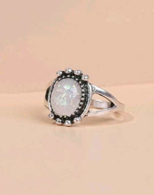 Gemstone Decor Ring. 1.8cm