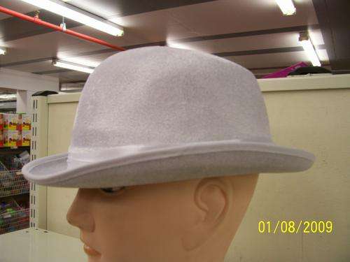 PARTY - HAT  - BOWLER  -  ASTD.COLS.-ADULT SIZE