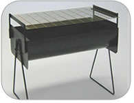 BRAAI - PORTABLE STRONG PICNIC BRAAI - MORE MEAT and MORE PEOPLE - COMPACT - ALL FITS IN BRAAI