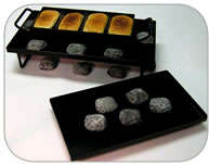 BRAAI - MINI BREAD OVEN - 4 SMALL LOAVES - GOOD FOR CAMPING OR HOME
