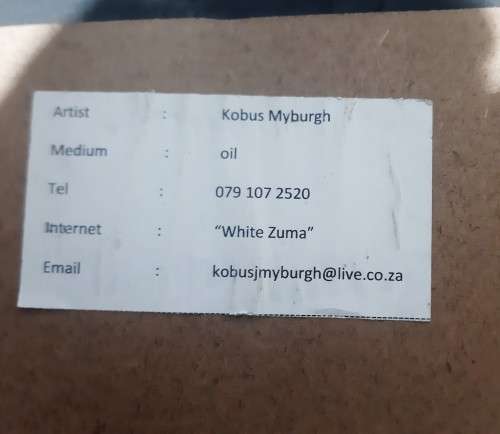Original Kobus Myburgh also knowing as the ` White Zuma`