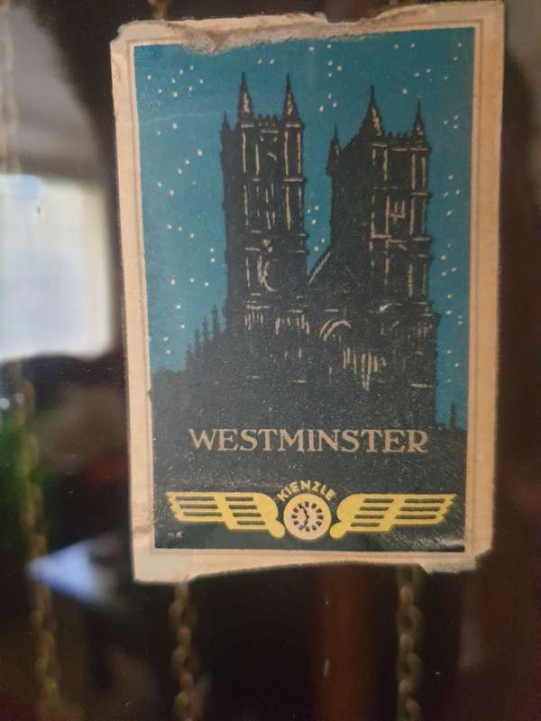 Vintage Wesminster Kienzle Clock
