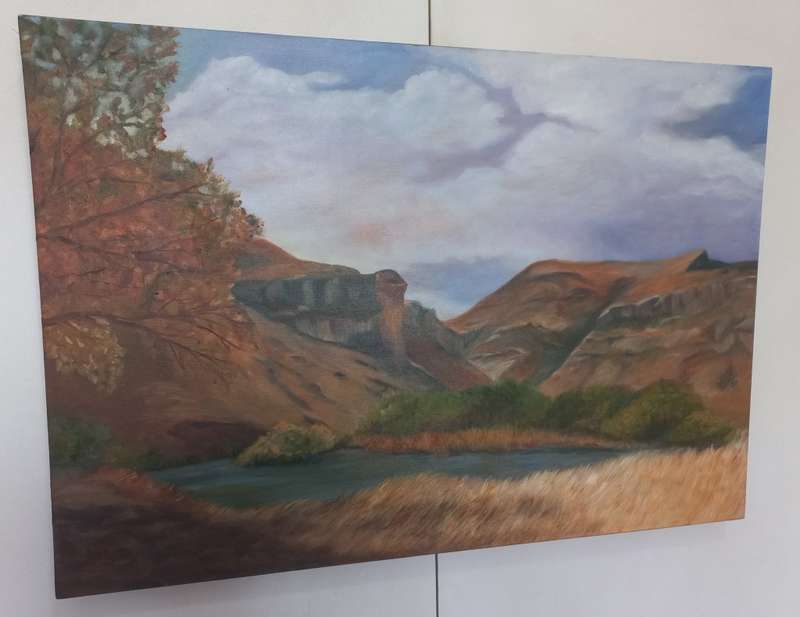 Original Painting of Mountans in the Freestate.
