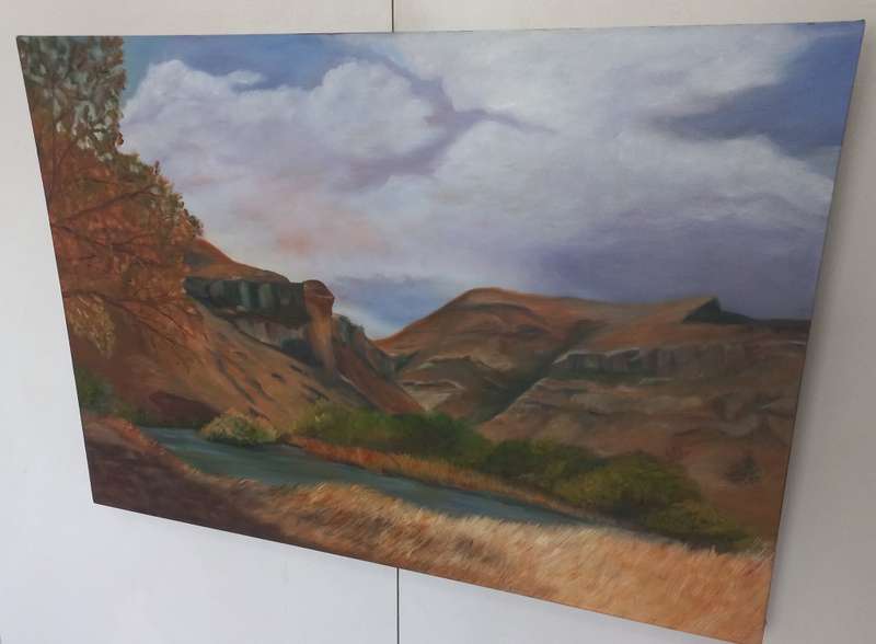 Original Painting of Mountans in the Freestate.
