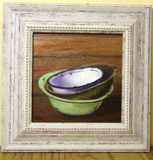 ANTIQUE ENAMEL BOWLS
