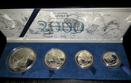 Silver Wildlife Series Set - The Lion (2000) Crazy R1 start, no reserve!