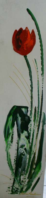 *** PAUL VAN RENSBURG acrylic on Board *** 1200mm x 300mm