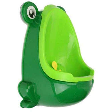 Green wizz boy urinal