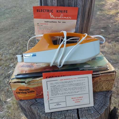 Vintage moulinex Electric carving knife