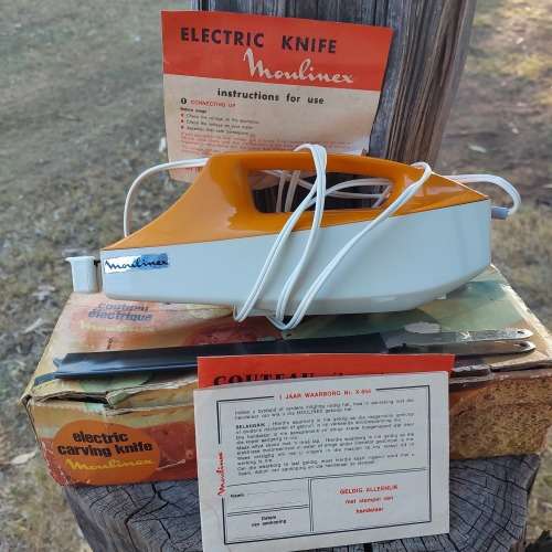 Vintage moulinex Electric carving knife