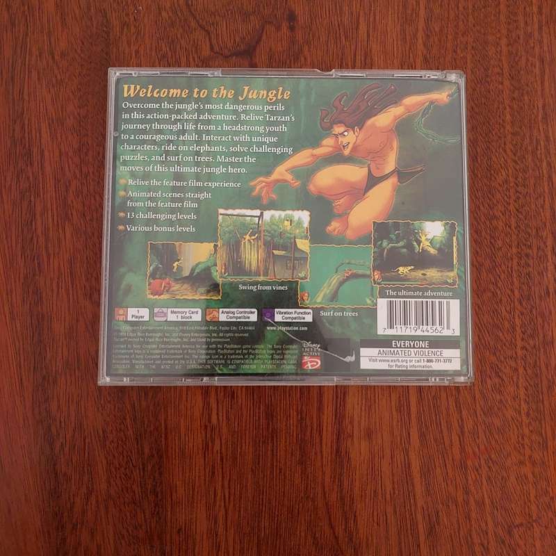 Tarzan playstation 1 game