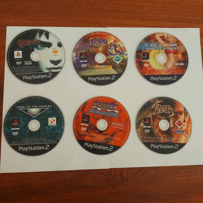 Lot of Playstation 2 games no cases, rare games!