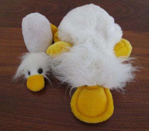 VINTAGE TELLY-QUACK DUCK WITH DUCKLING - VERY RARE!