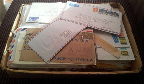 ***RARE!!! ORIGINAL NELSON MANDELA ADRESSED COVERS WHILE BEING PRESIDENT INCLUDES XRAY STAMPS***