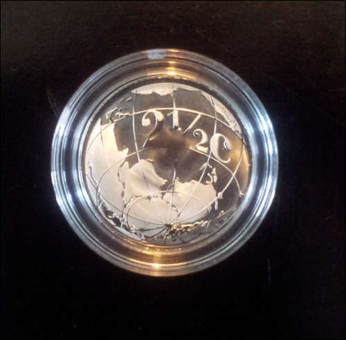 ***2007 2 1/2c FLYPRESS TICKEY WITH HUGE ERROR - HAVE A LOOK***