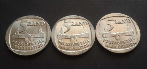 ***1994 INAUGURATION R5 COINS LOT OF 30 EF TO UNC CONDITION**